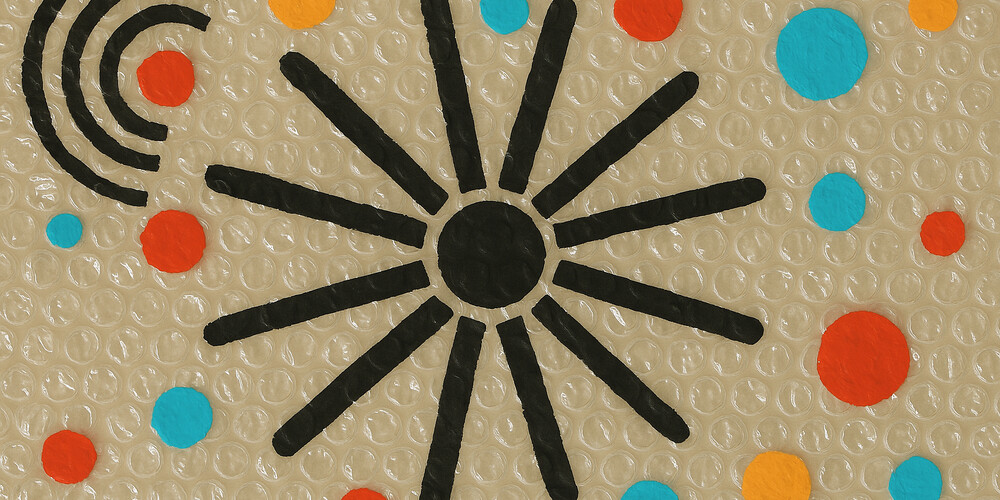 Воздушно-пузырчатая пленка в креативных проектах и искусстве
