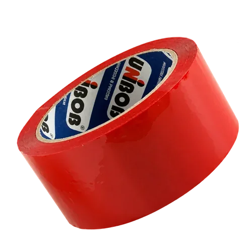 Красный скотч UNIBOB 600 48 мм × 66 м